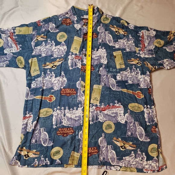 Harley Davidson Motorcycle Hawaiian Shirt - Picture 6 of 9